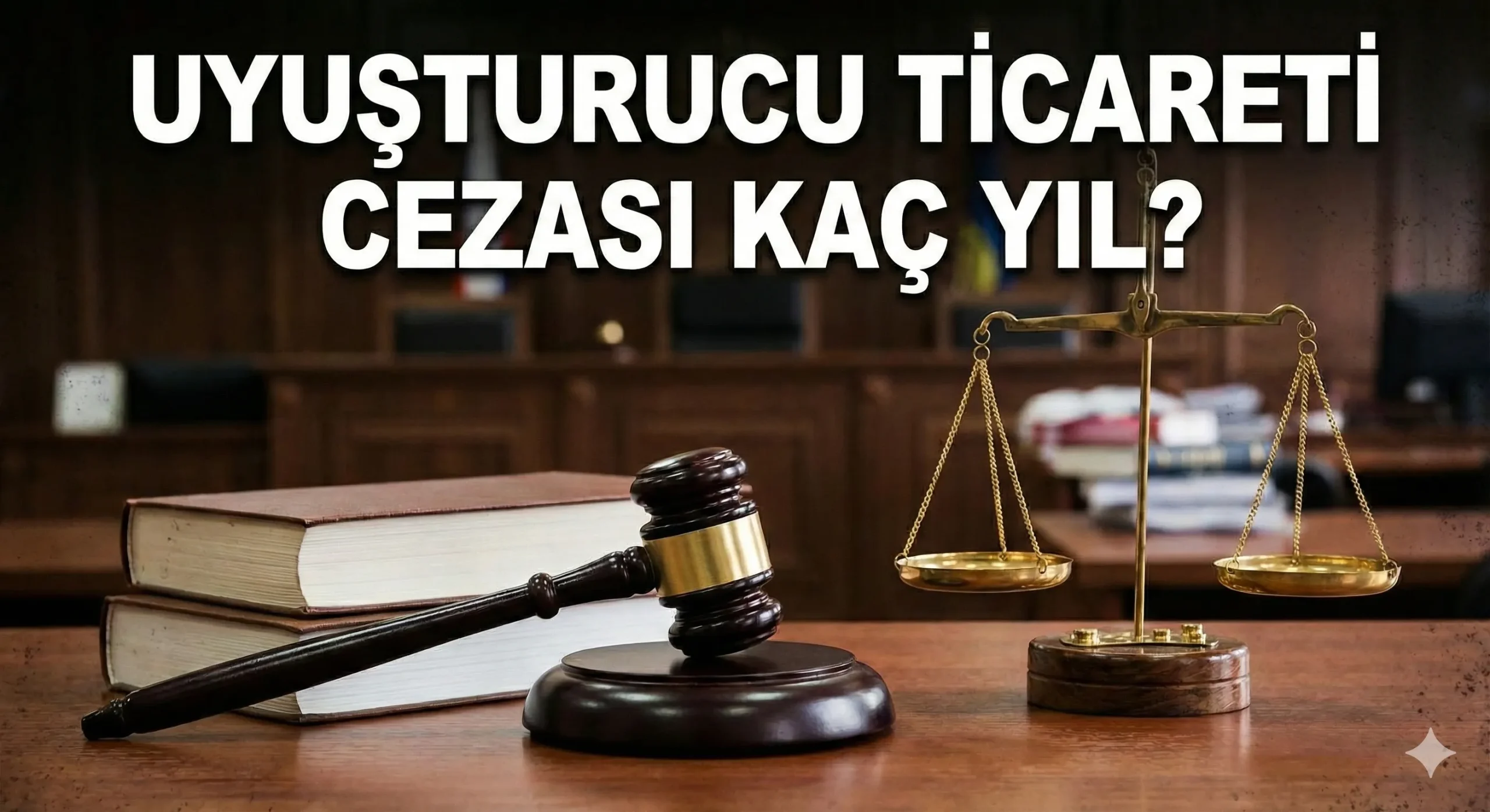 Uyuşturucu ticareti cezası ve TCK kapsamında hapis süreleri tablosu
