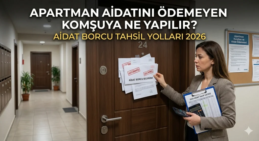 Aidat Borcu Tahsili: Ödemeyen Komşuya Ne Yapılır | 2026